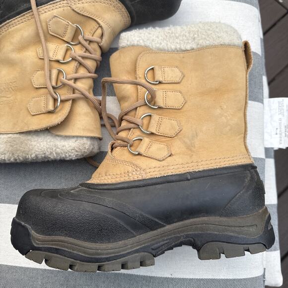 Sorel Boots Womens US 7 EU 38 Sherpa Rubber Winter Waterproof Thinsulate - Picture 3 of 16